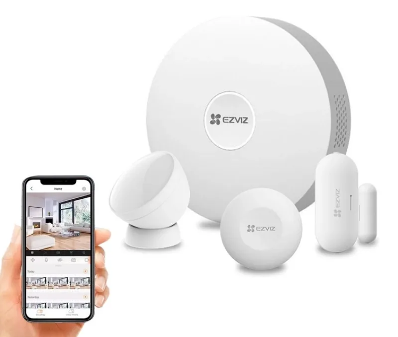 Alarm Kit (gateway, pir sensor, magnetic and button)