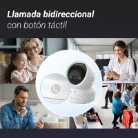 Llamada bidireccional con botón táctil