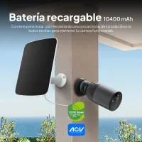 bc1c 4k – Batería recargable con panel solar